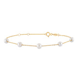 White Dreams, 14K Gold Bracelet