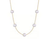 White Dreams, 14K Gold Necklace
