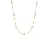 White Dreams, 14K Gold Necklace