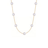 White Dreams, 14K Gold Necklace