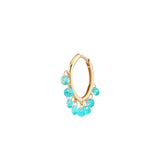 Shining Dots, 14K Gold Earring (Sold INDIVIDUALLY)
