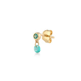 Shining Dot, 14K Gold Earring (Sold INDIVIDUALLY)