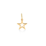 Star, 14K Gold Pendant