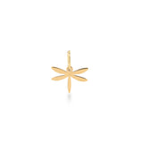 Dragonfly, 14K Gold Pendant