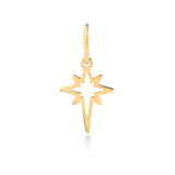 Pole Star, 14K Gold Pendant