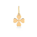 Clover, 14K Gold Pendant