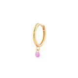 Shining Dot, 14K Gold Earring (Sold INDIVIDUALLY)