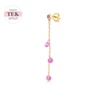 Shining Dot, 14K Gold Earring (Sold INDIVIDUALLY)