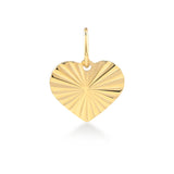 Shiny Heart, 14K Gold Pendant