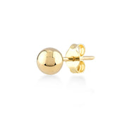 Ball, 14K Gold Earring (Sold INDIVIDUALLY)