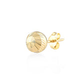 Shiny Ball, 14K Gold Earring (Sold INDIVIDUALLY)