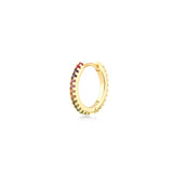 Helix Hoop 9,5 mm (18 Gauge), 14K Gold Piercing (Sold INDIVIDUALLY)