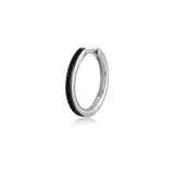 Huggie Hoop, Sterling Silver Earring (Sold INDIVIDUALLY)