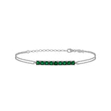 Serena Mini, Sterling Silver Tennis Bracelet