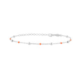 Dots, Sterling Silver Chain