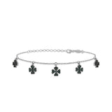 Good Luck Kisses, Sterling Silver Bracelet