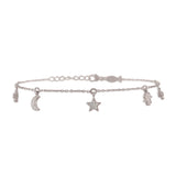 Charm, Sterling Silver Bracelet