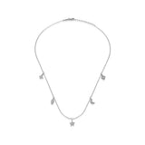 Charm, Sterling Silver Necklace