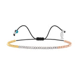 Shining Balls, Sterling Silver Bracelet (String)