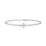 Cross, Sterling Silver Bracelet