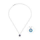 Star Jewel Eye, Sterling Silver Necklace