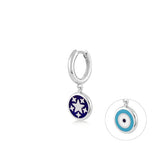 Star Jewel Eye, Sterling Silver Earring (Sold INDIVIDUALLY)