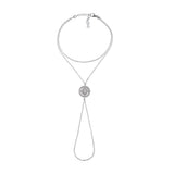 Mini Entourage Circle, Sterling Silver Shahmaran