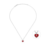 Heart, Sterling Silver Necklace