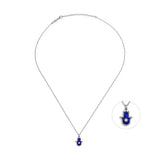 Hamsa, Sterling Silver Necklace