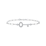 Key, Sterling Silver Bracelet