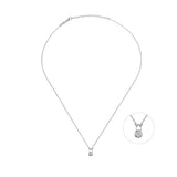 3mm Padlock, Sterling Silver Necklace