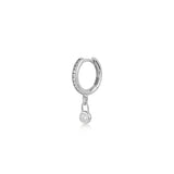 3mm Padlock, Sterling Silver Earring (Sold INDIVIDUALLY)
