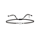 3mm Padlock, Sterling Silver Bracelet (String)