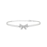 Bow, Sterling Silver Bracelet