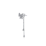 Bow, Sterling Silver Earring (Sold INDIVIDUALLY)