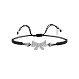 Bow, Sterling Silver Bracelet (String)