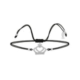 Crown, Sterling Silver Bracelet (String)