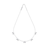 Mini Bow, Sterling Silver Necklace
