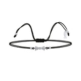 Tailed Mini Bow, Sterling Silver Bracelet (String)