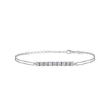 Serena Mini, Sterling Silver Tennis Bracelet