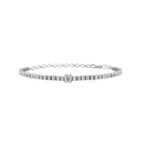 Martina, Sterling Silver Tennis Bracelet
