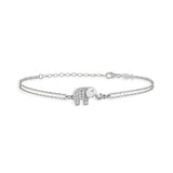 Elephant, Sterling Silver Bracelet