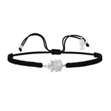 Frog, Sterling Silver Bracelet (String)