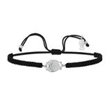 Owl, Sterling Silver Bracelet (String)