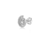 Milky Way, Sterling Silver Earring (Sold INDIVIDUALLY)