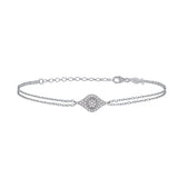 Eye , Sterling Silver Bracelet
