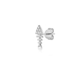 Fishbone, Sterling Silver Earring (Sold INDIVIDUALLY)