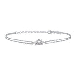 Crown, Sterling Silver Bracelet