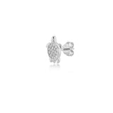 Turtle, Sterling Silver Earring (Sold INDIVIDUALLY)