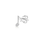Happy Beat, Sterling Silver Earring (Sold INDIVIDUALLY)